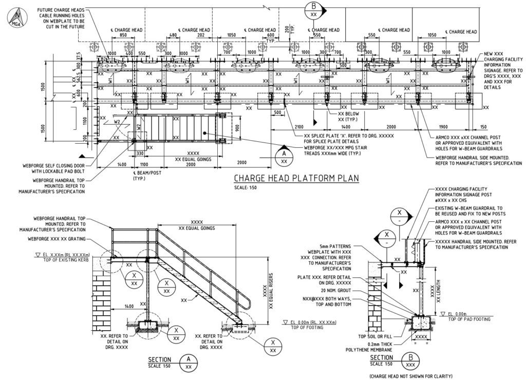 EV Charging Stations - Drafting Services - Cadonia